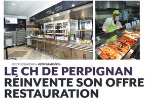 Article sur le restaurant "La Pause" du CH Perpignan dans Hospitalia Magazine