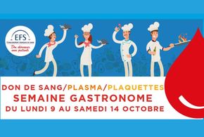 Don de sang et de plasma gastronome